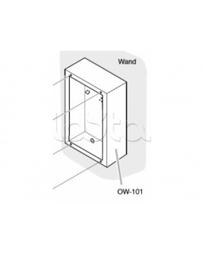 Коробка накладная TOA OW-101 в Пушкино Аксессуары для СОУЭ Pintop.ru