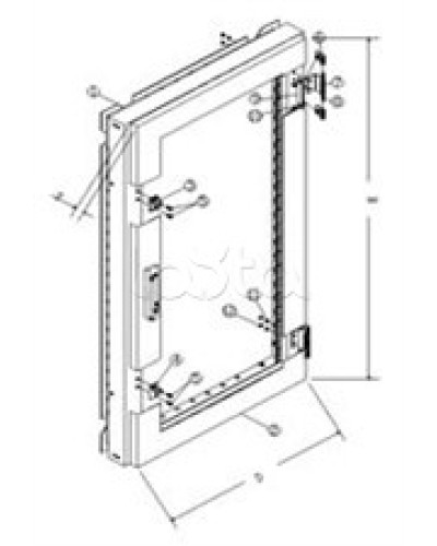 Дверь передняя плексигласовая TOA PGD-22 в Пушкино Системы оповещения и трансляции TOA Pintop.ru